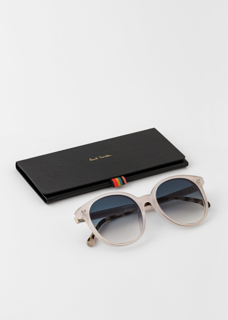Opal White 'Finch' Sunglasses 6