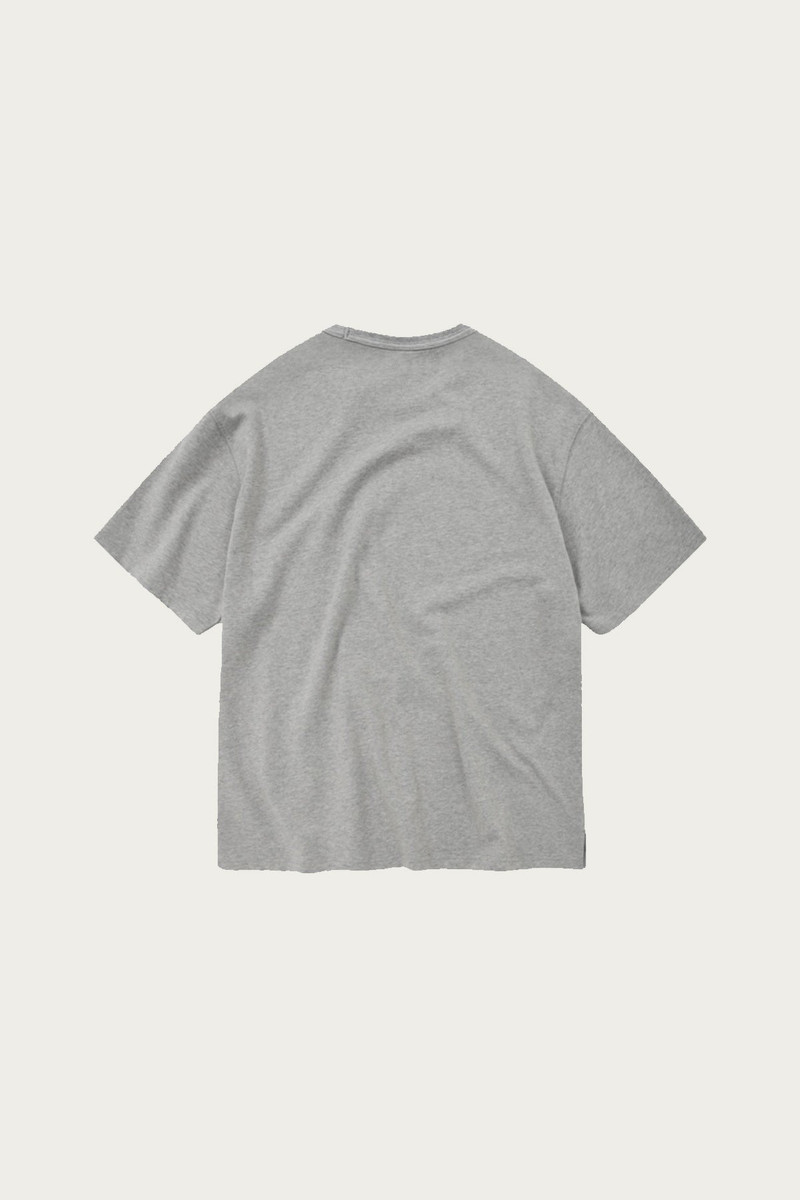 FrizmWORKS OG Double Rib Oversized Tee - Melange Grey outlook