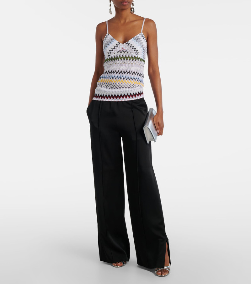 Missoni Chevron lamé tank top outlook