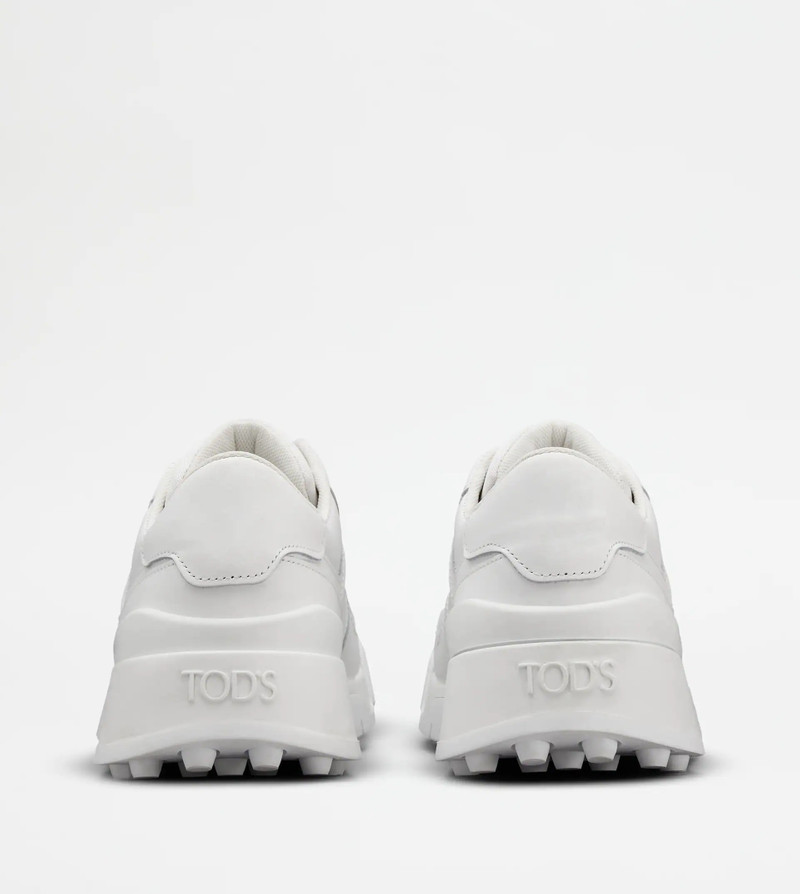 TOD'S SNEAKERS IN LEATHER - WHITE 3
