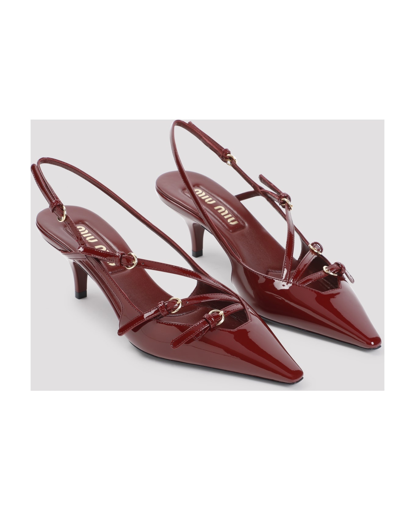 Patent Calf Leather Pumps - 5