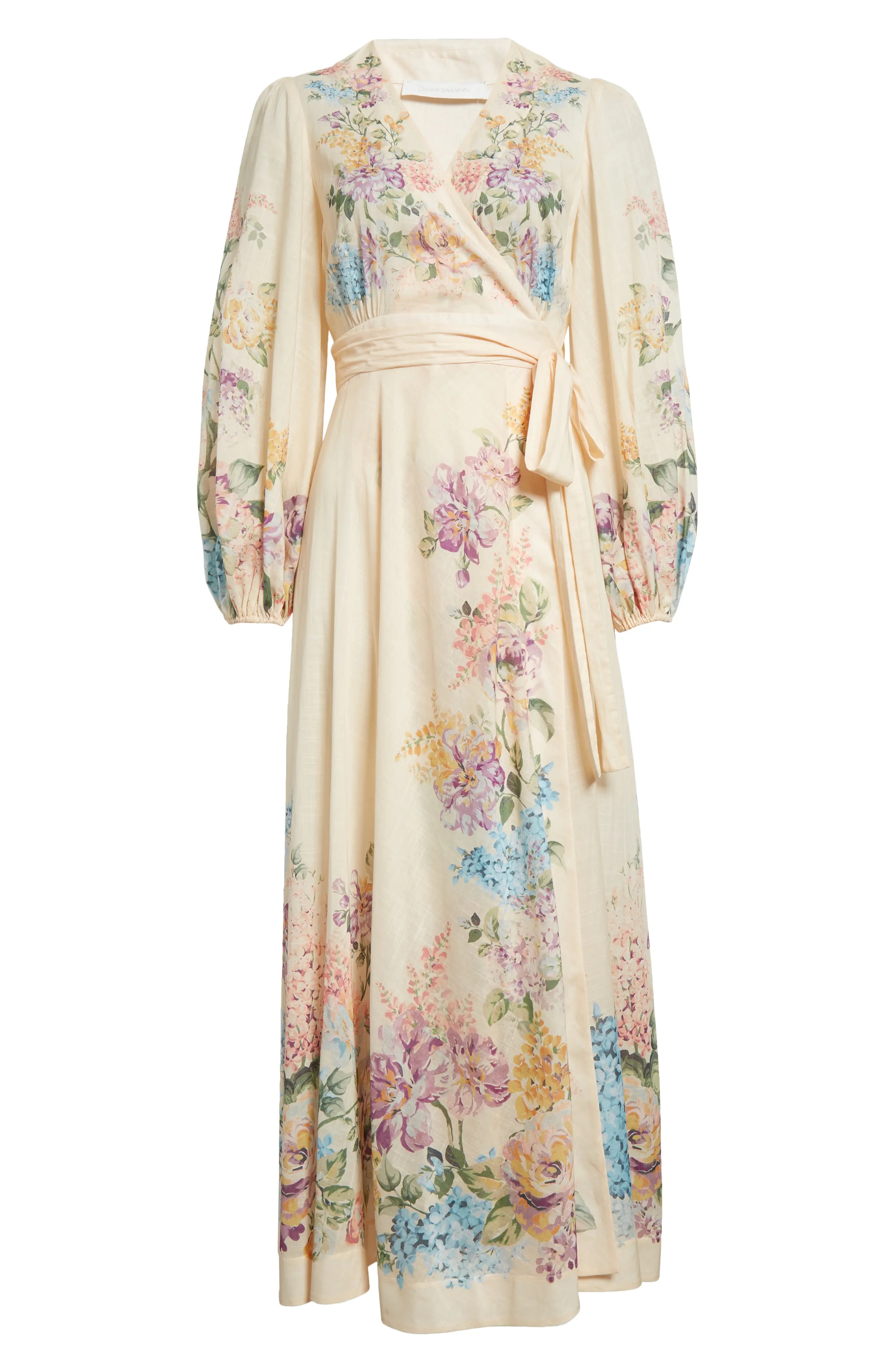 Halliday Floral Long Sleeve Wrap Dress - 5