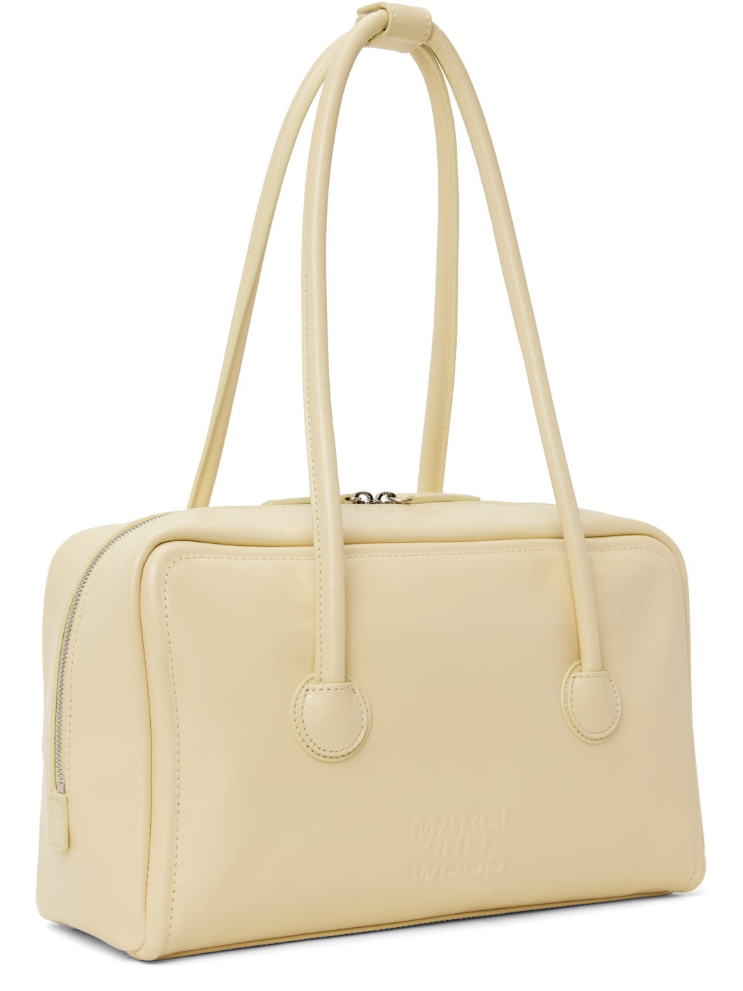 Beige Soft Boston Bag - 2