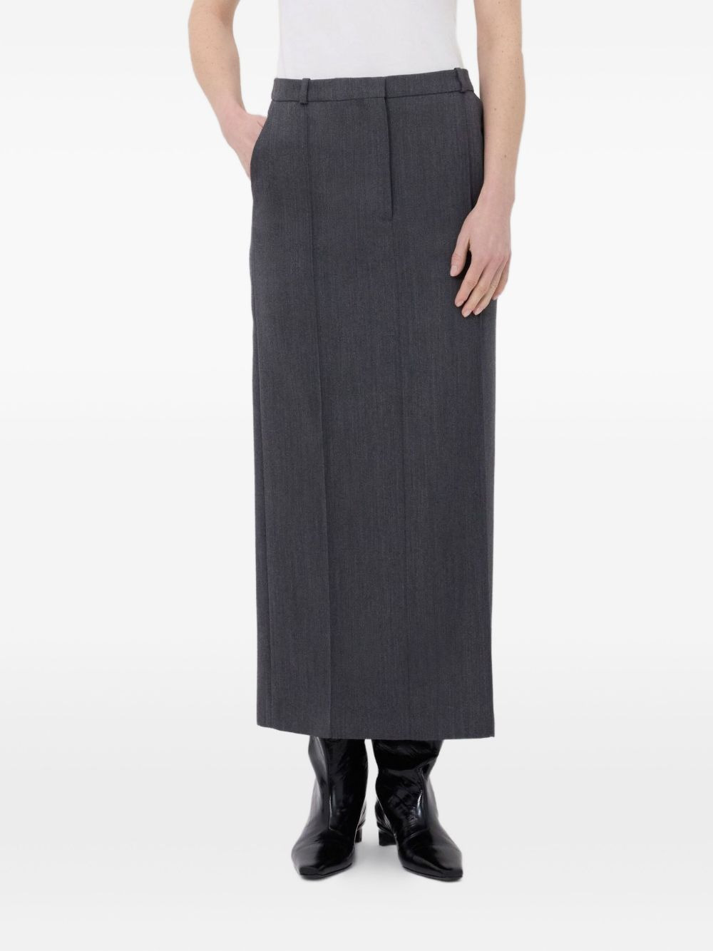 pleats midi skirt - 1