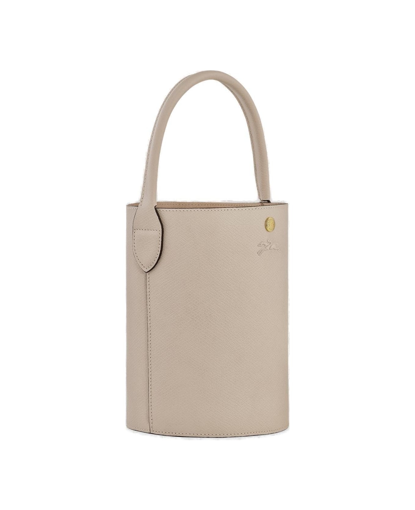 épure Logo Embossed Small Bucket Bag - 3
