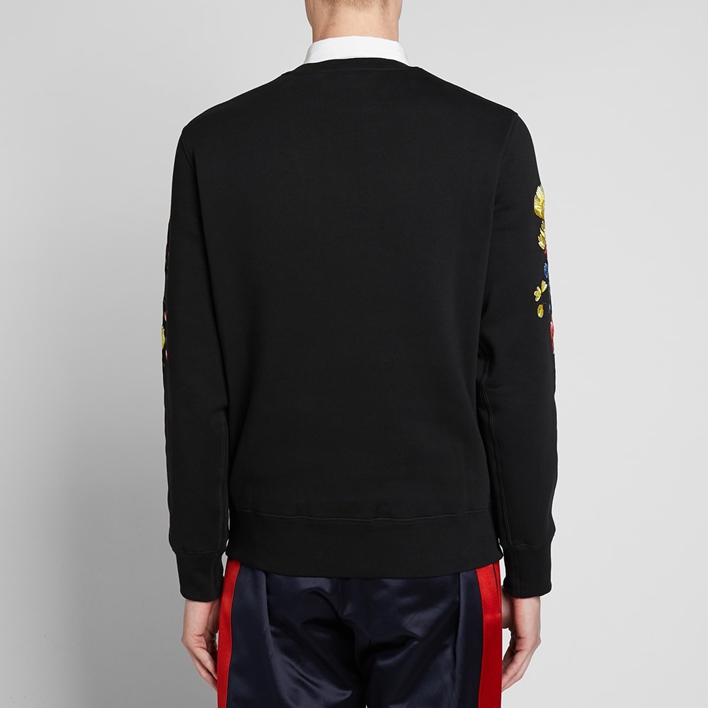 Alexander McQueen Floral Skull Crew Sweat - 5