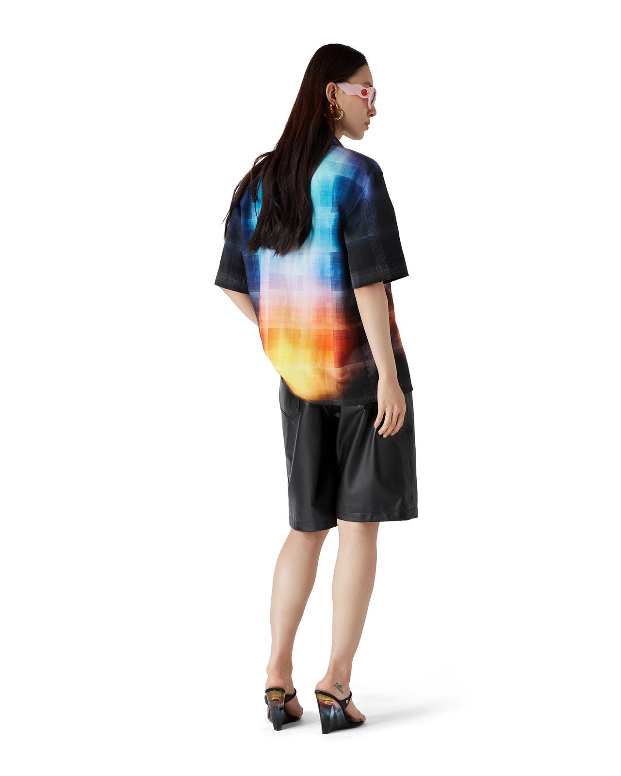 Gradient Check Shirt | Casablanca Paris - 3