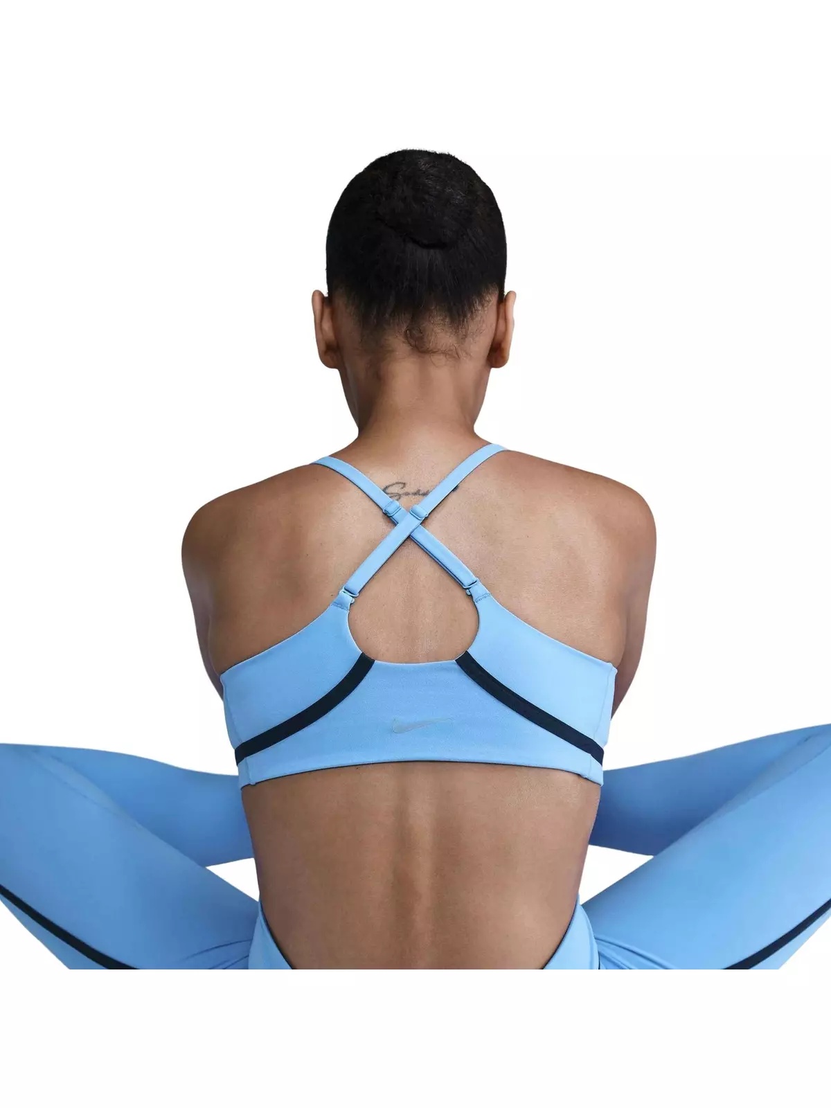Women's One Light-Support Lightly Lined Sports Bra-Blue - 2