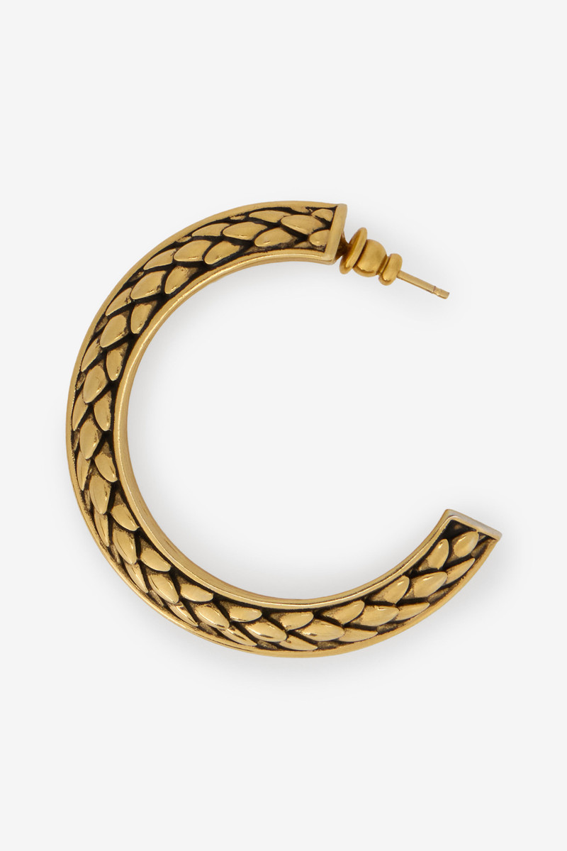 Gold Serpentine Earrings 3