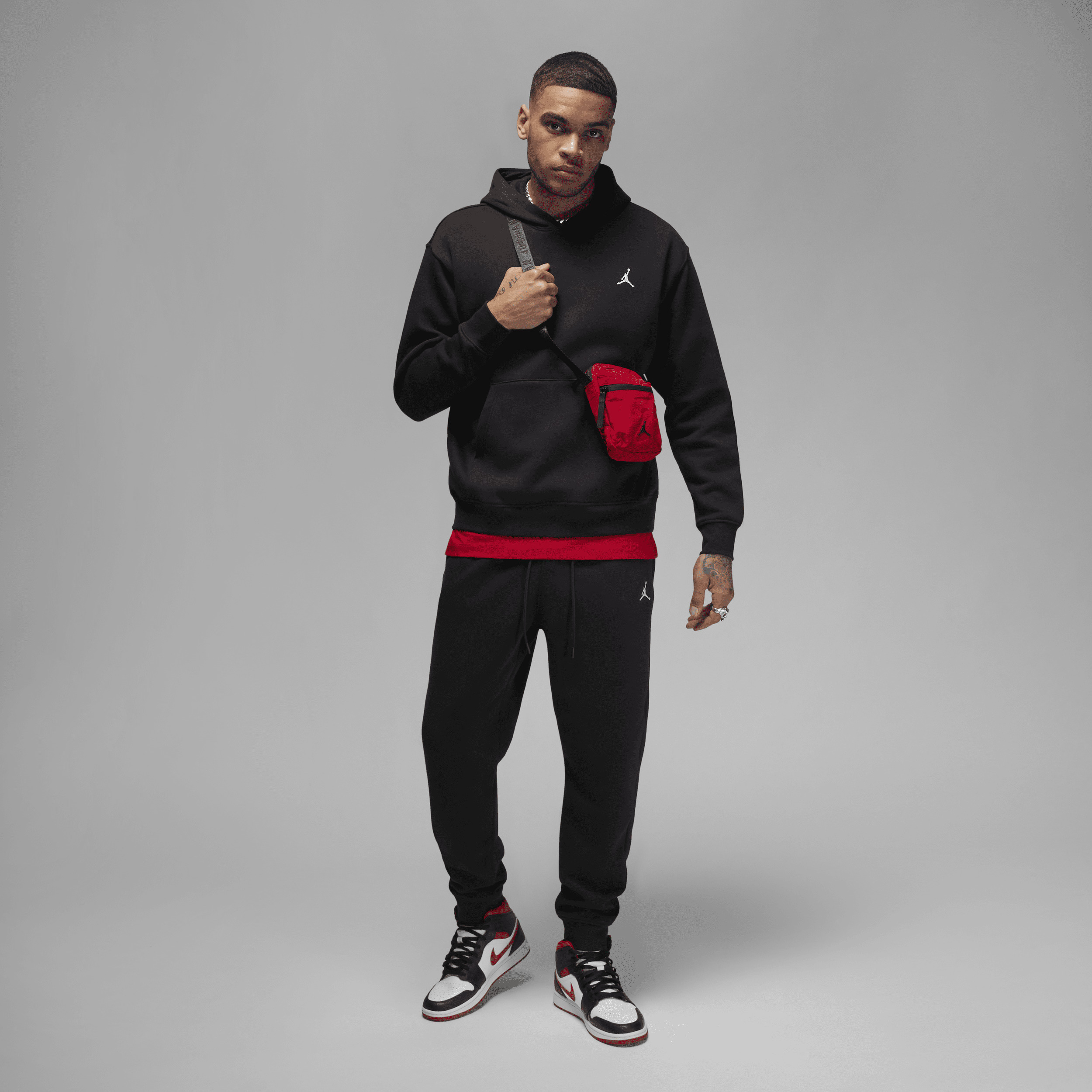 Men's Jordan Brooklyn Fleece Printed Pullover Hoodie - 6