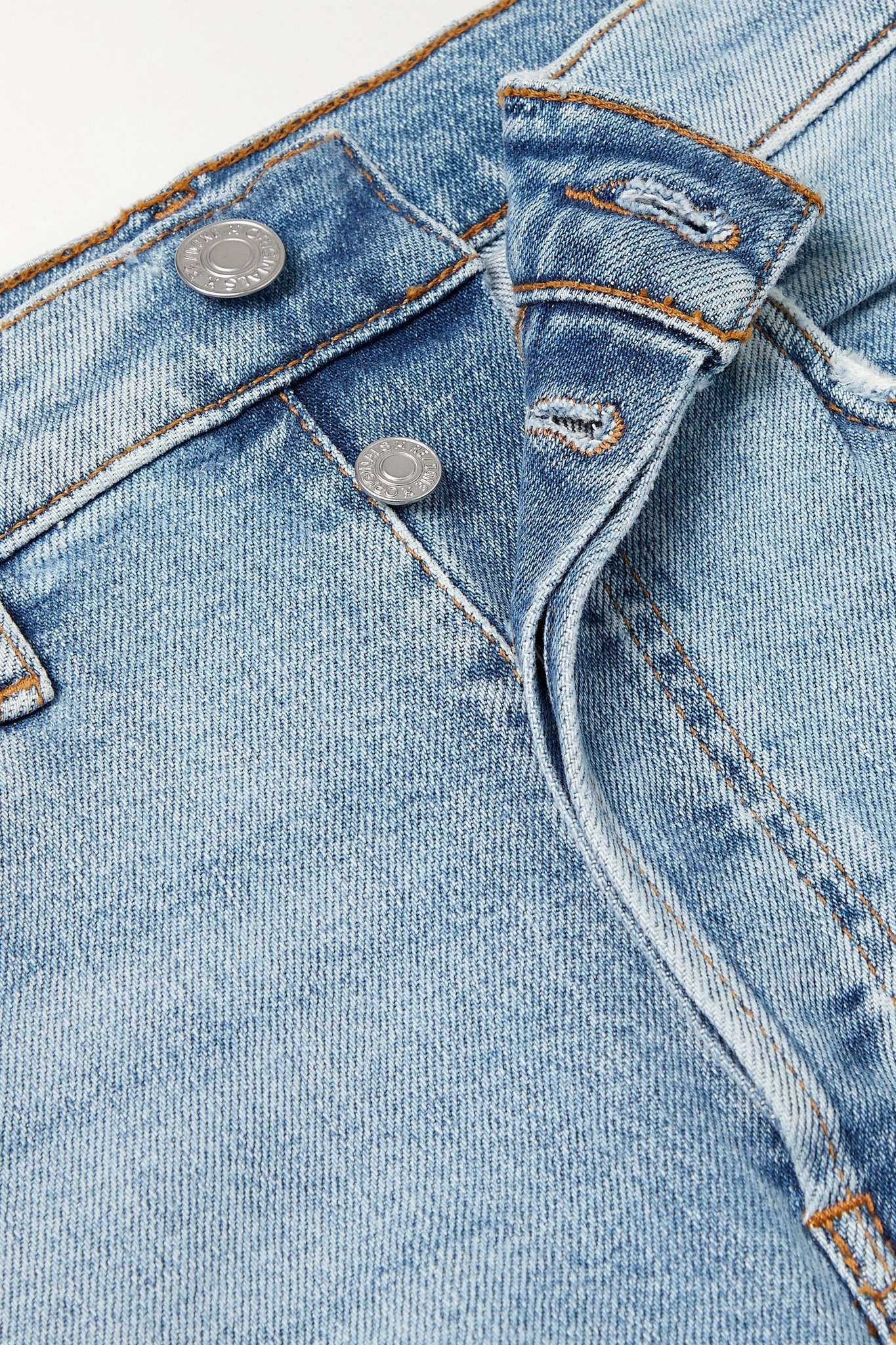 70s Stove Pipe high-rise straight-leg jeans - 6