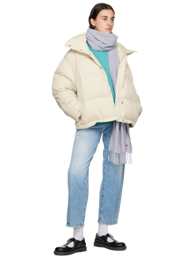 Acne Studios Off-White Quilted Down Jacket outlook