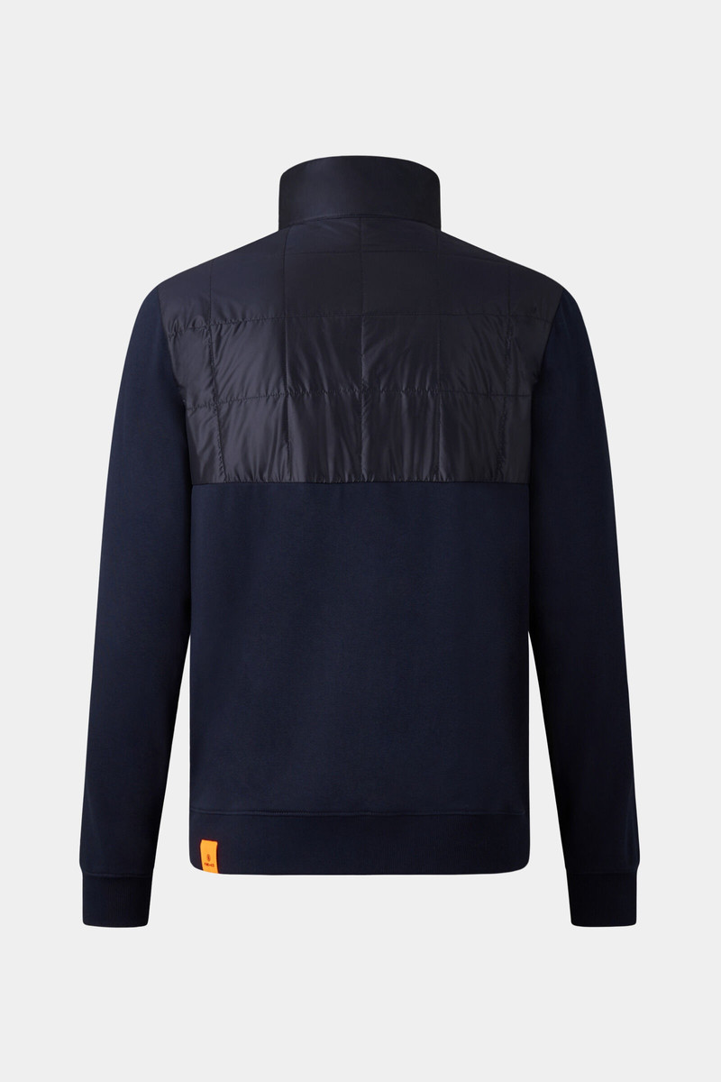 BOGNER Beppo Hybrid sweatshirt jacket in Dark blue outlook