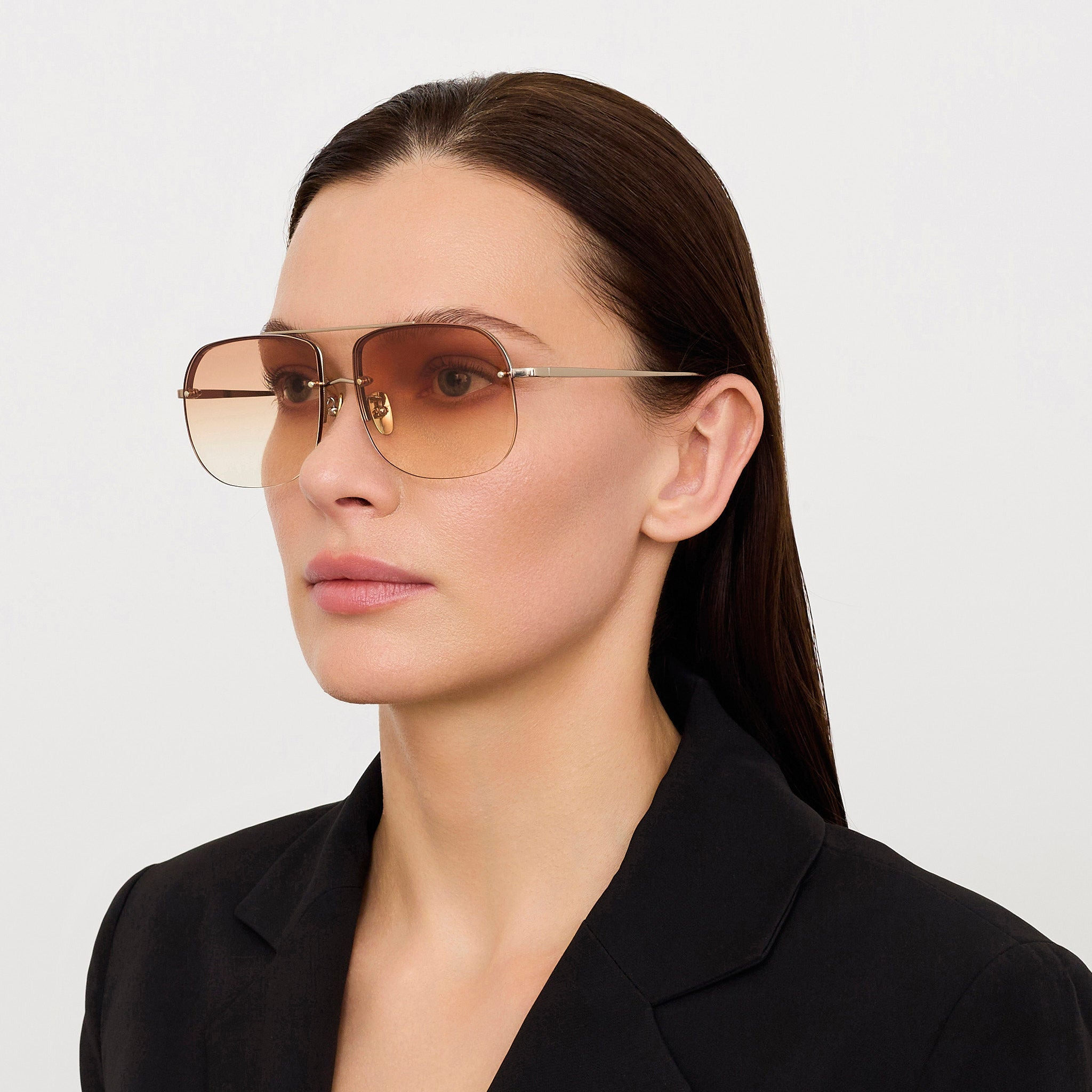 Seren Sunglasses in Camel and Gold - 3