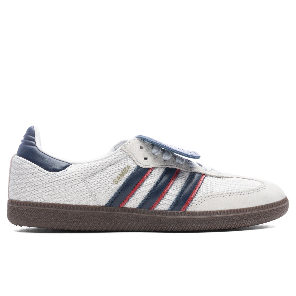 SAMBA LT - CRYSTAL WHITE/DARK BLUE/GUM5 - 1