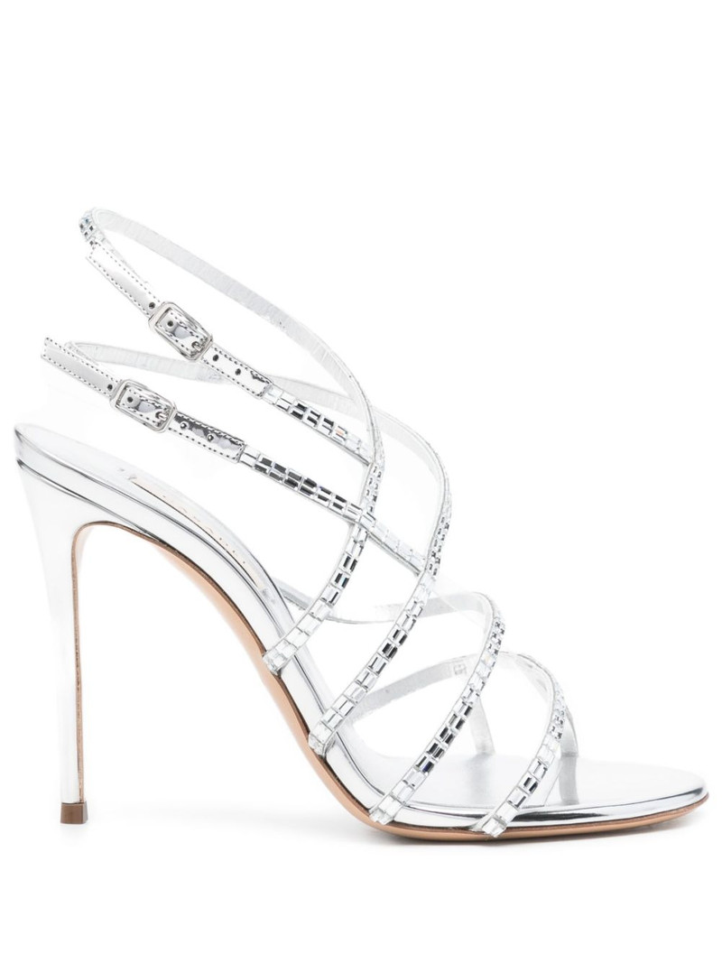 80mm Starsway Cage crystal-embellished stiletto pumps 1
