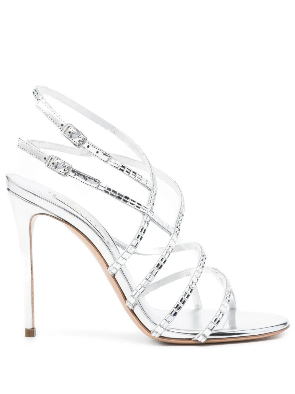 80mm Starsway Cage crystal-embellished stiletto pumps - 1