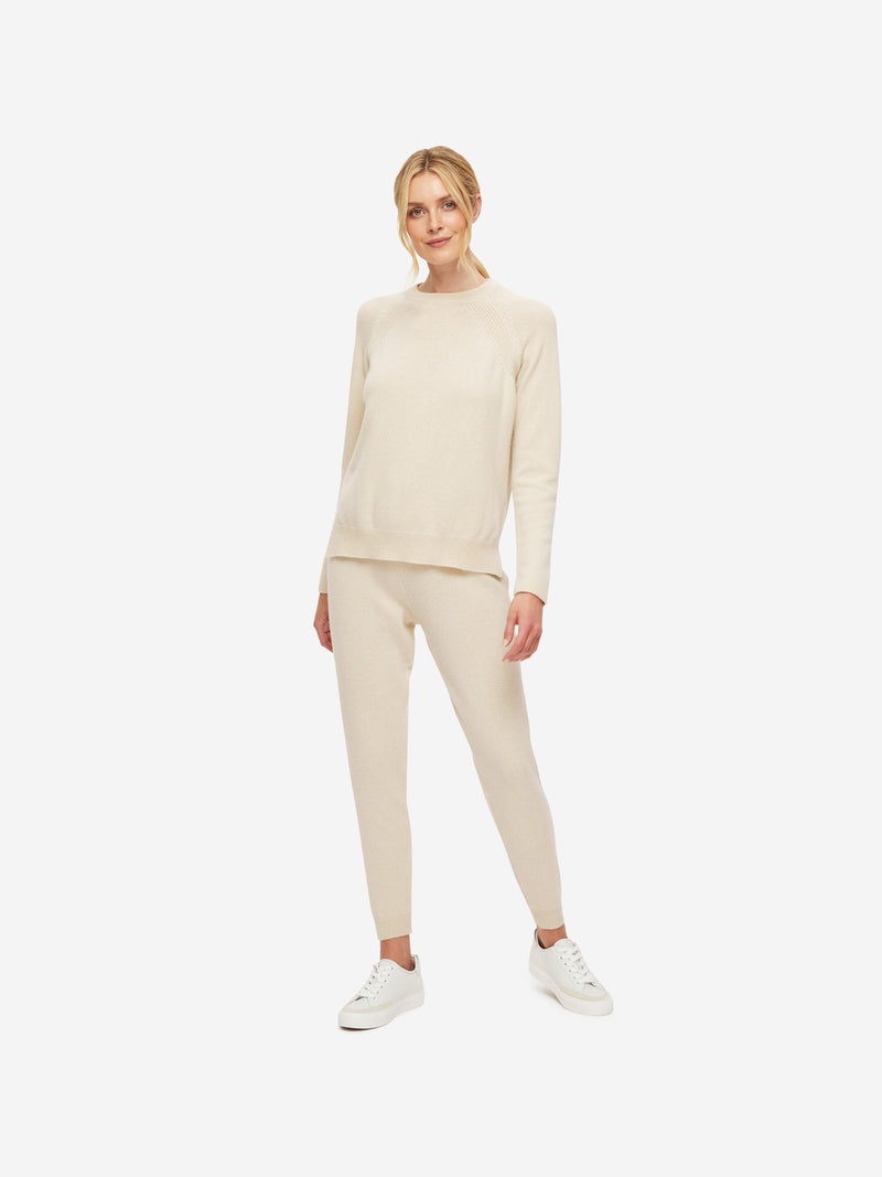 Women's Track Pants Daphne Cashmere Cream - 3