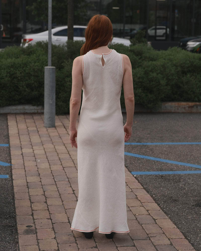 BASERANGE Dydine Tank Dress - Fine Linen outlook