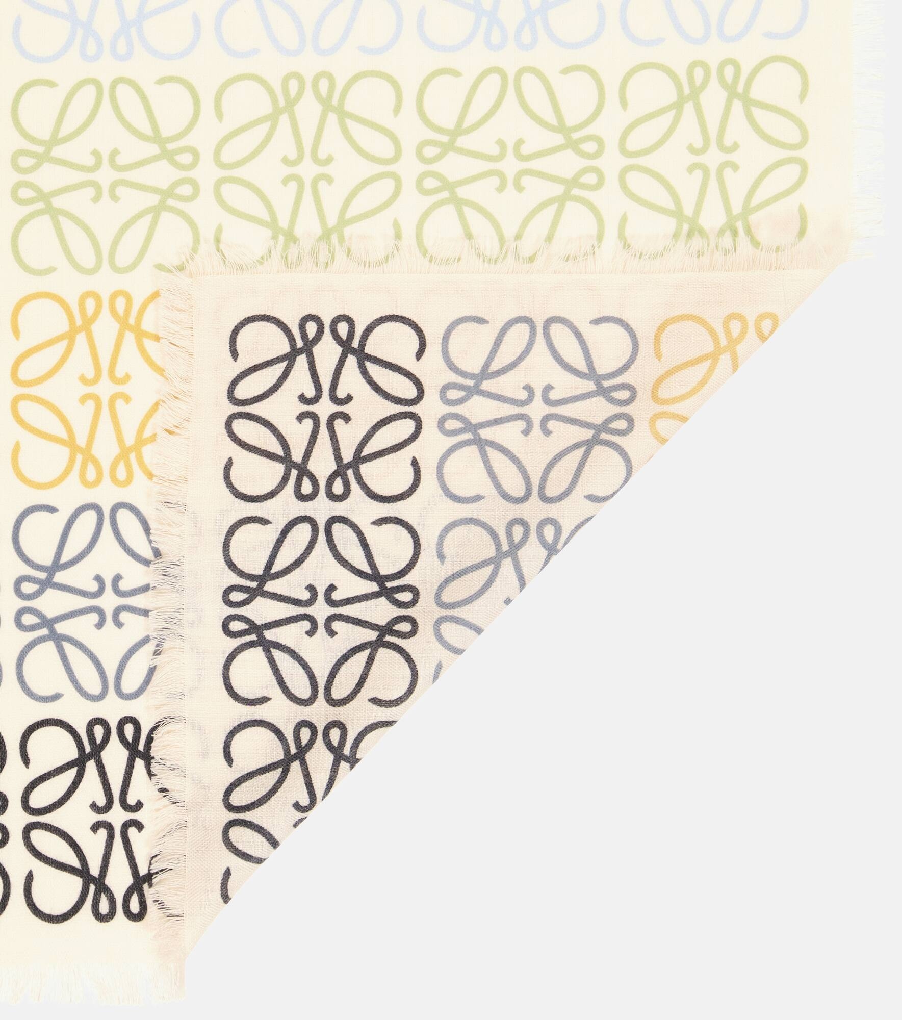 Anagram wool, silk and cashmere scarf - 5