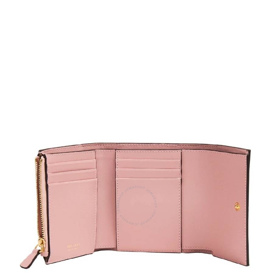 Jimmy Choo Marinda Diamond-Chain Leather Wallet - 4