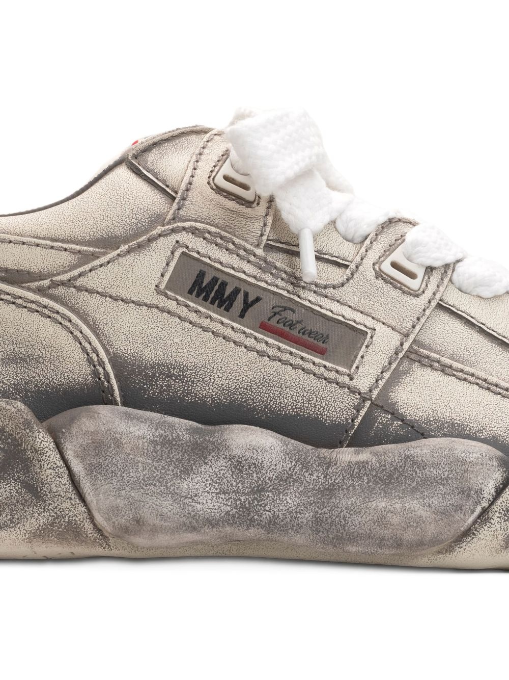 leather sneakers - 4