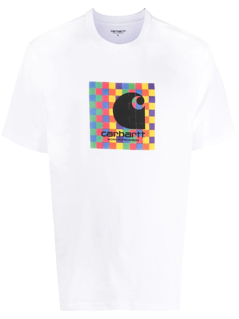 abstract graphic logo T-shirt - 1