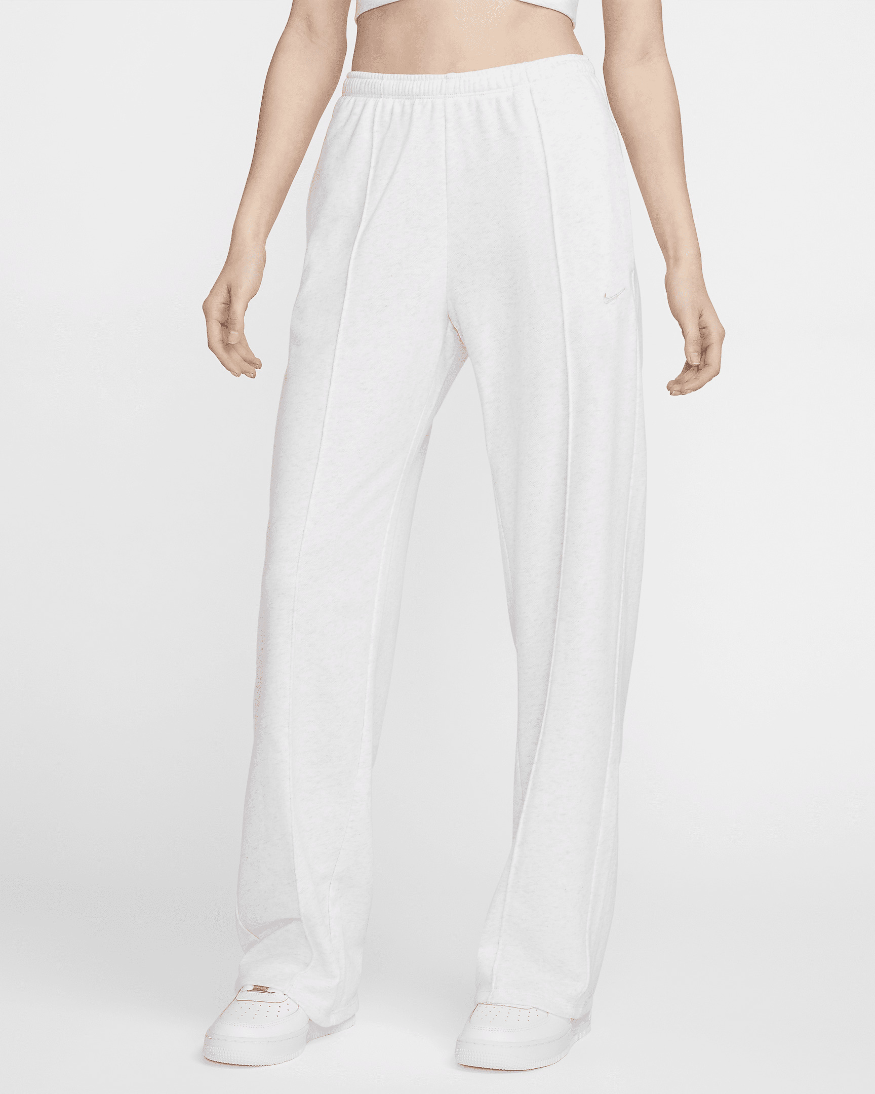 Nike Sportswear Chill Terry Women's Mid-Rise French Terry Open-Hem Sweatpants - 1