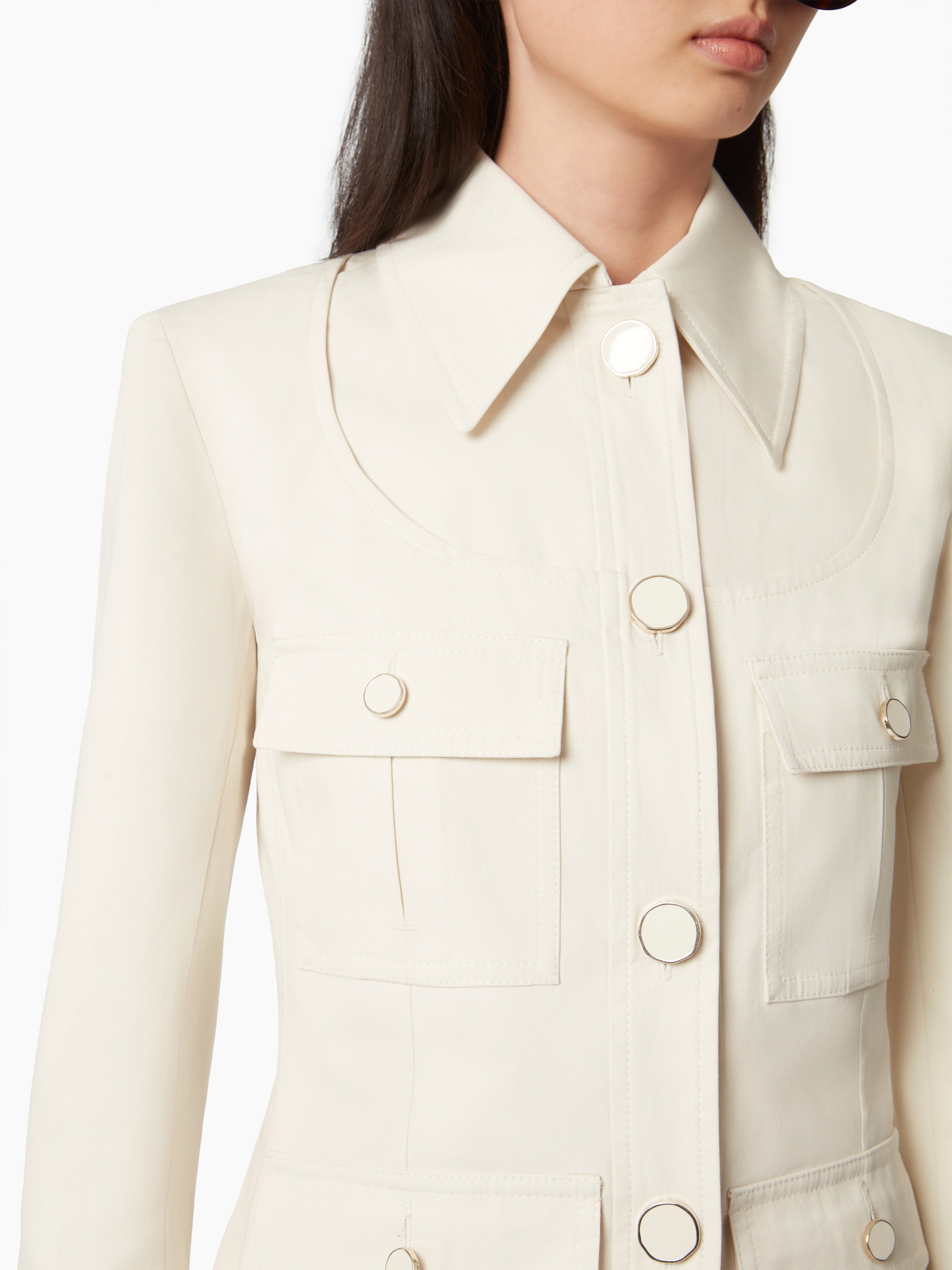 COTTON SAHARIENNE JACKET - 3