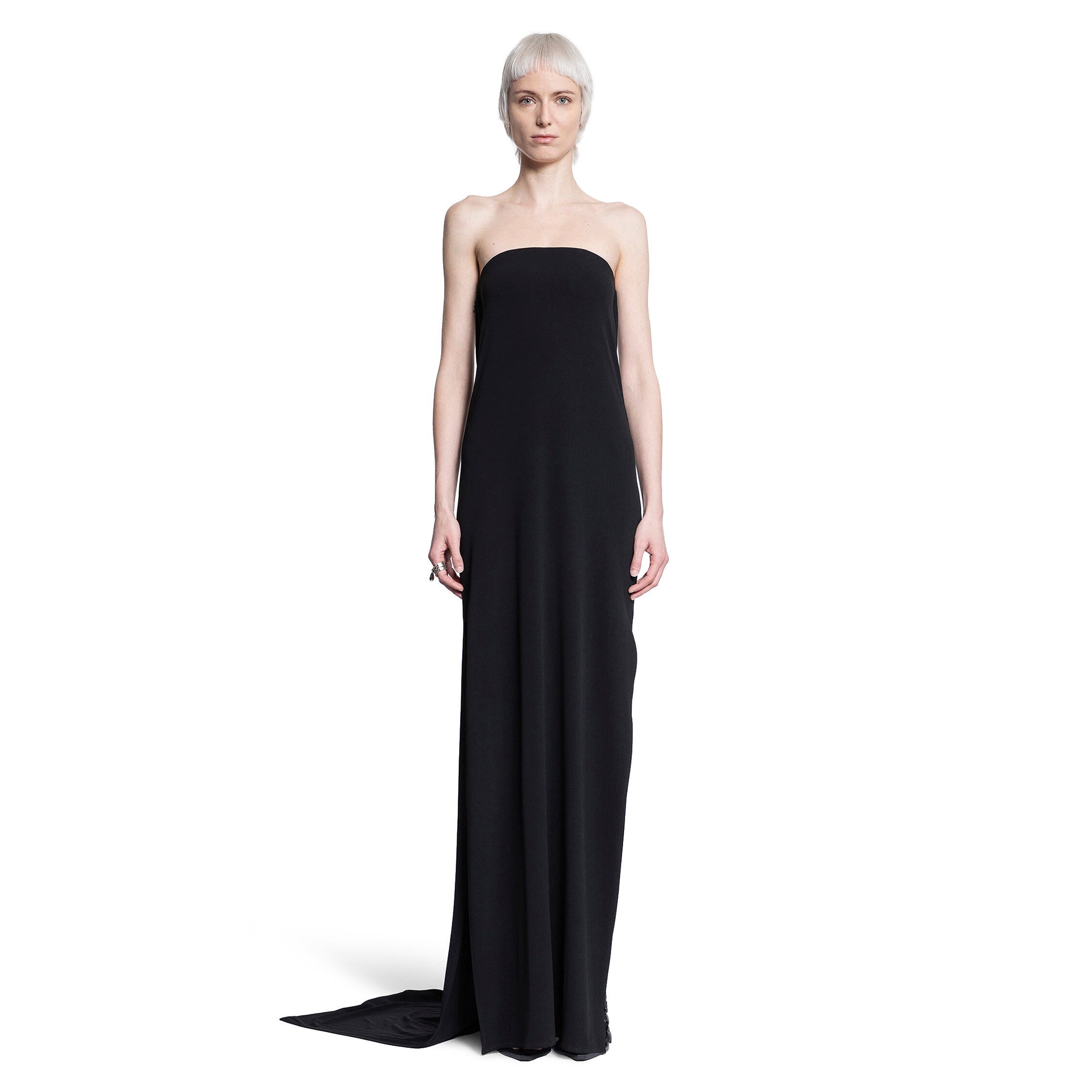 ANN DEMEULEMEESTER WOMAN BLACK DRESSES - 5