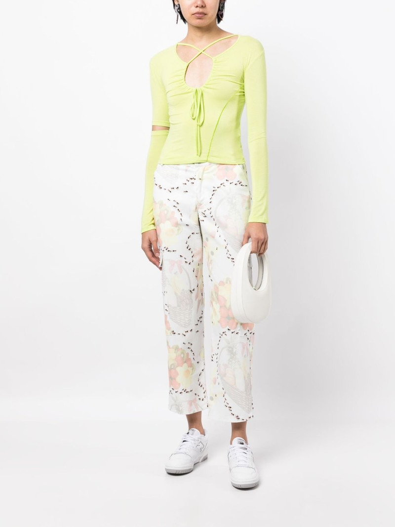 Collina Strada graphic-print trousers outlook
