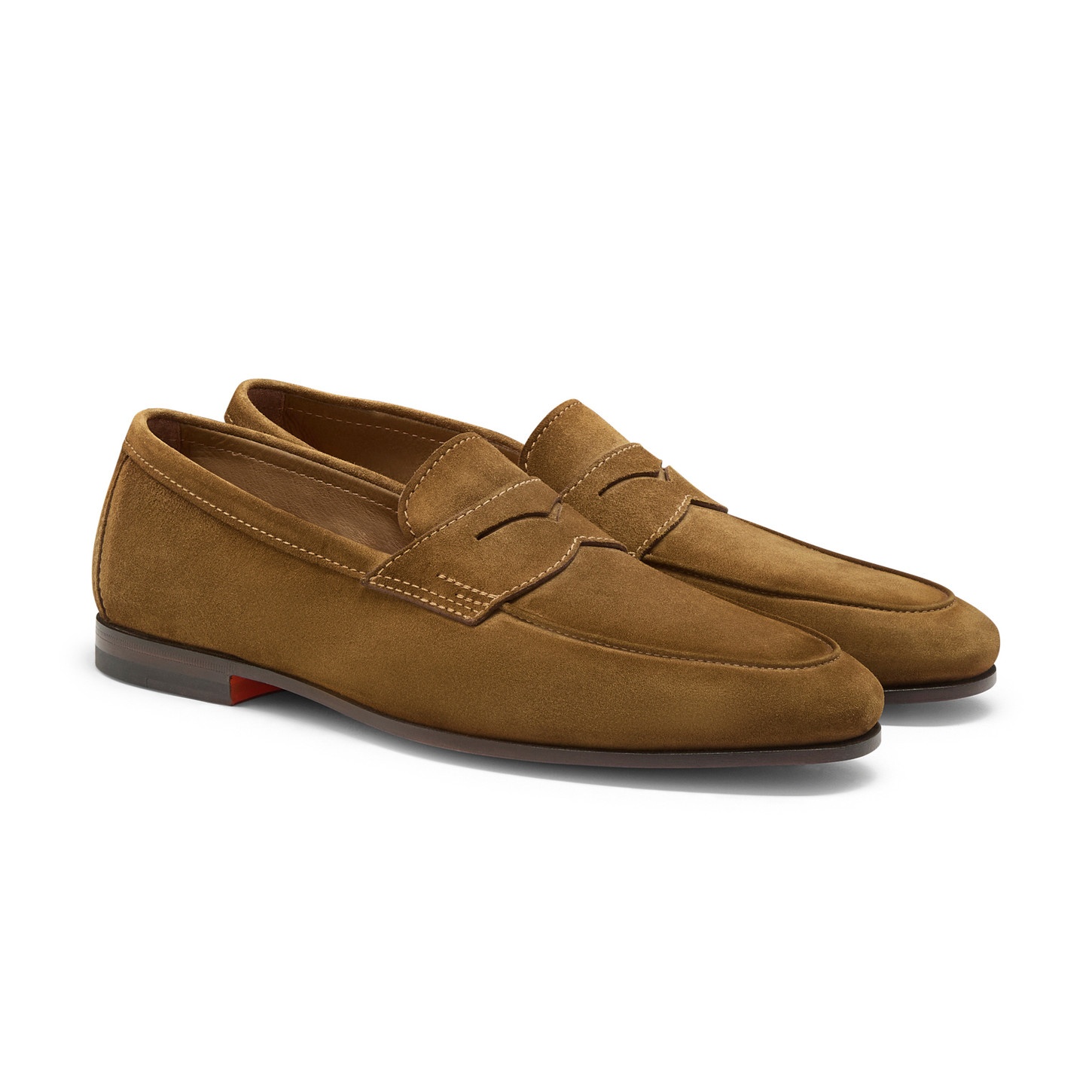 Men's light brown suede Carlo loafer - 3