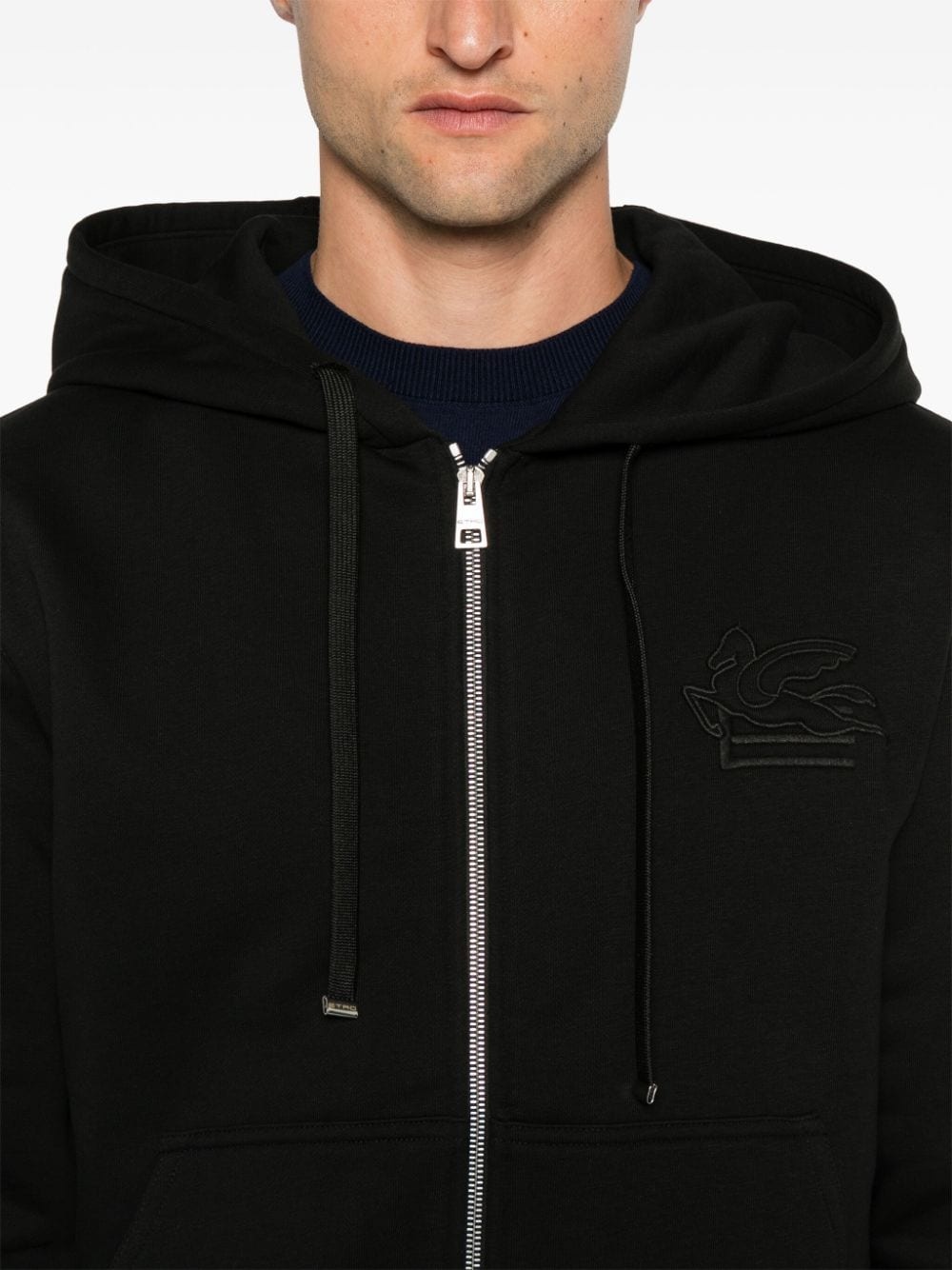 Pegaso-motif hoodie - 5