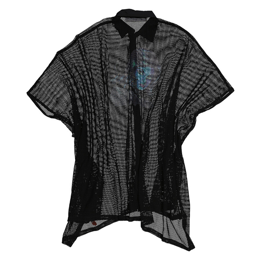 Off-White Mesh Cape Dress - 2