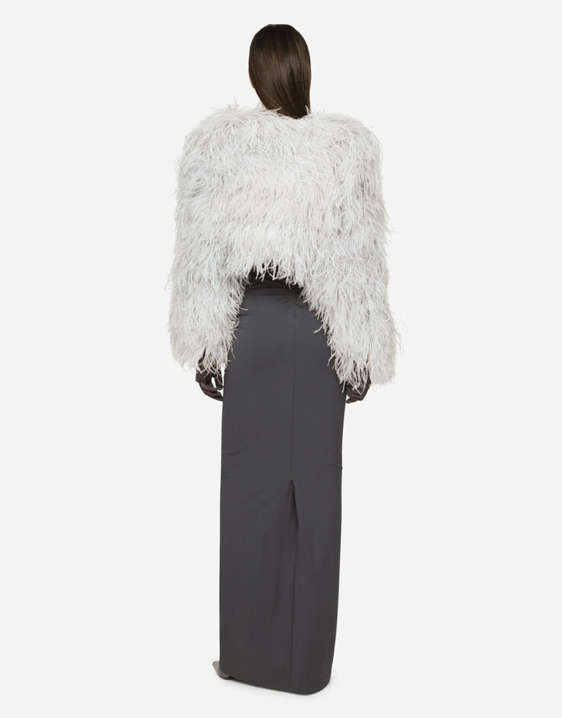 Ostrich feather bolero jacket 3