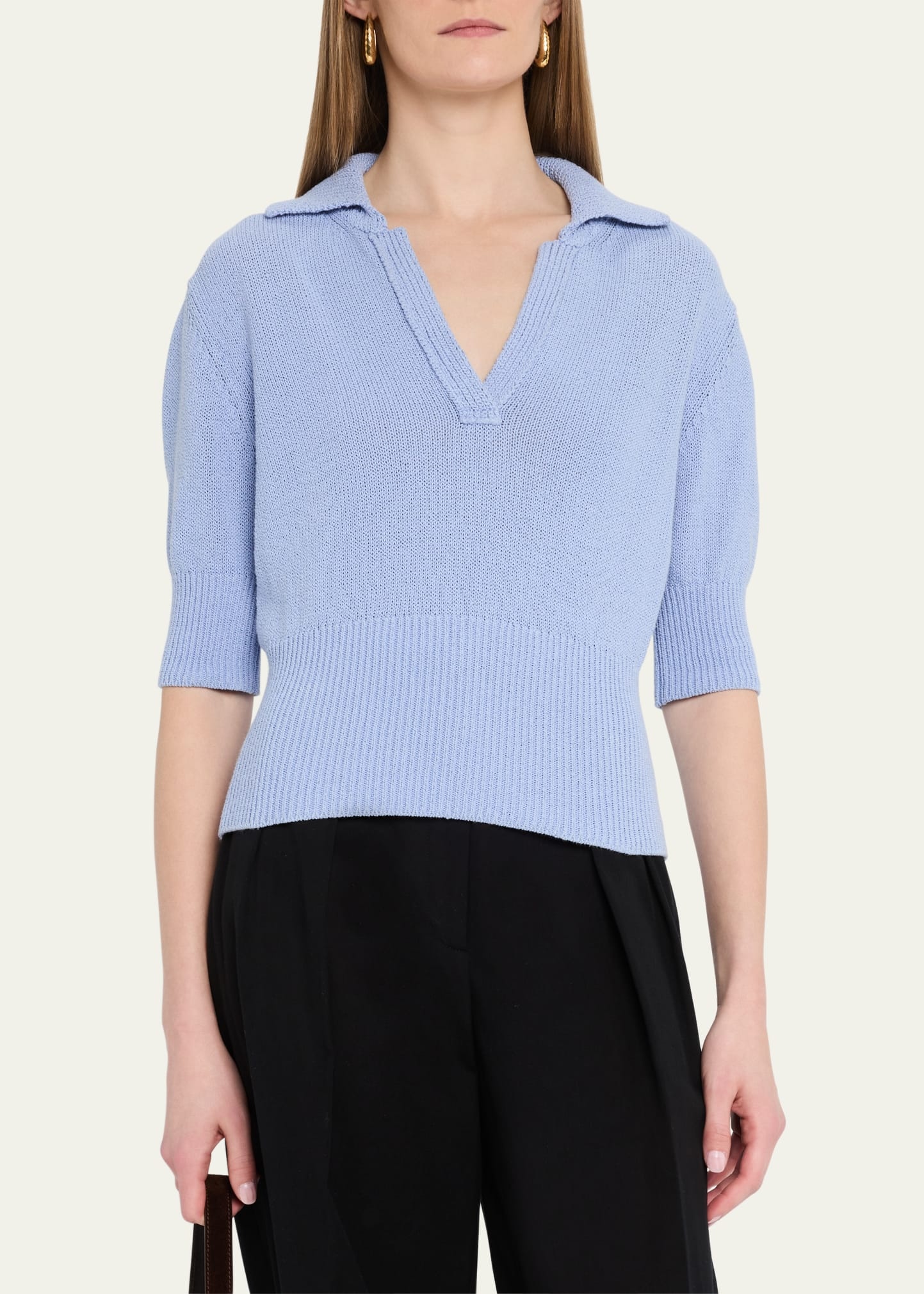 Reeve Polo Knit Top - 4