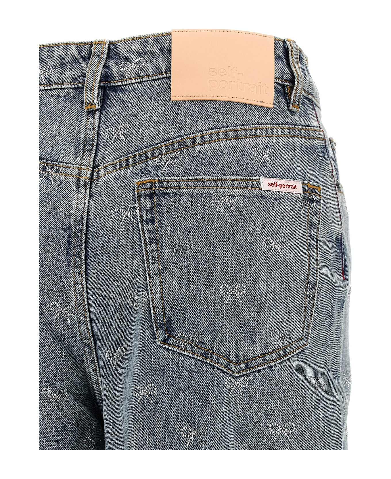 'light Blue Diamante Bow' Jeans - 4