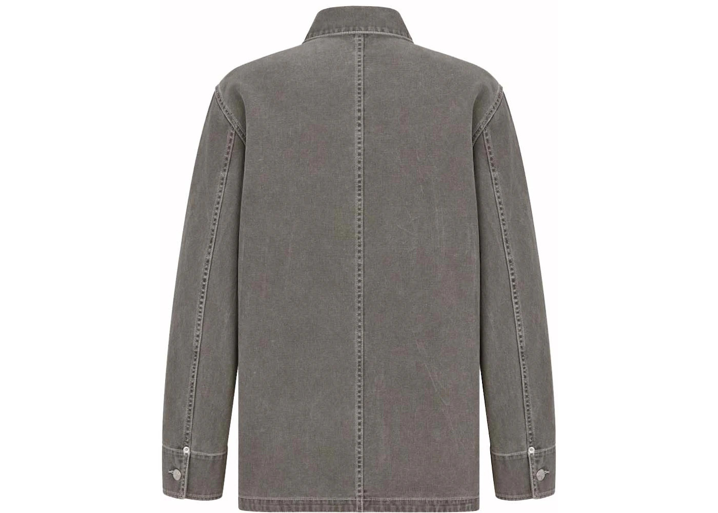 Dior x Stone Island Cotton Canvas Jacket Black - 2
