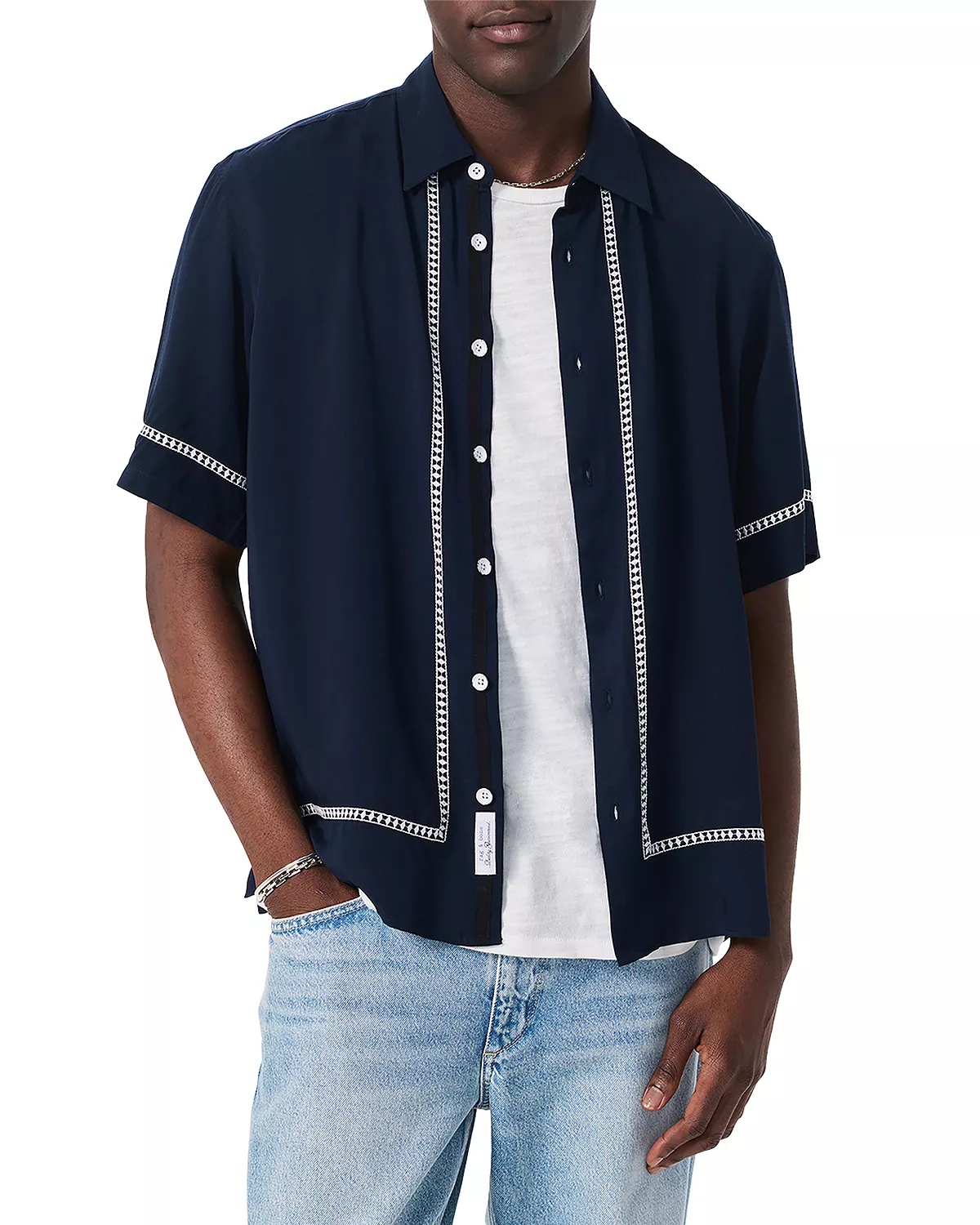 Dalton Embroidered Shirt - 1