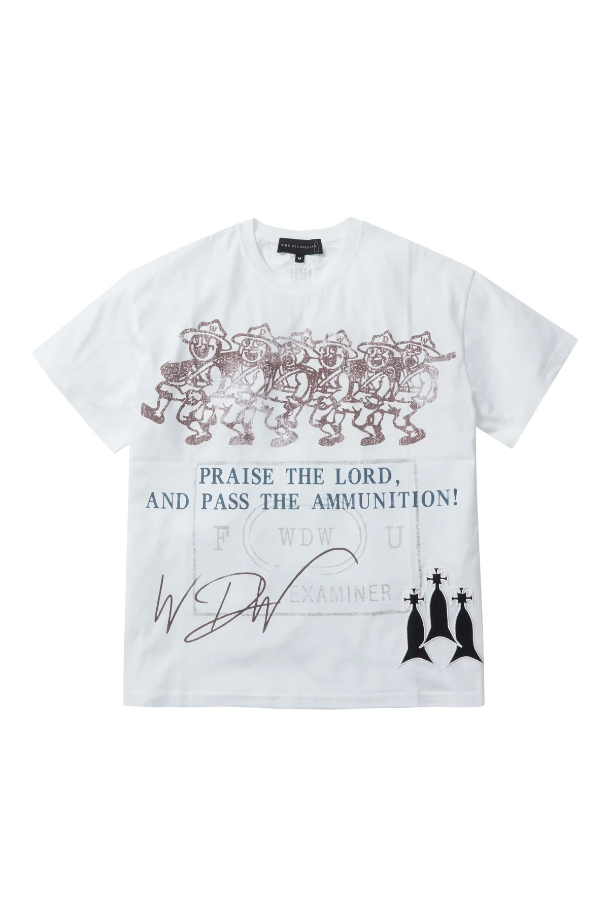 POSTAL JERSEY SHORT SLEEVE T-SHIRT (CLOUD) - 1