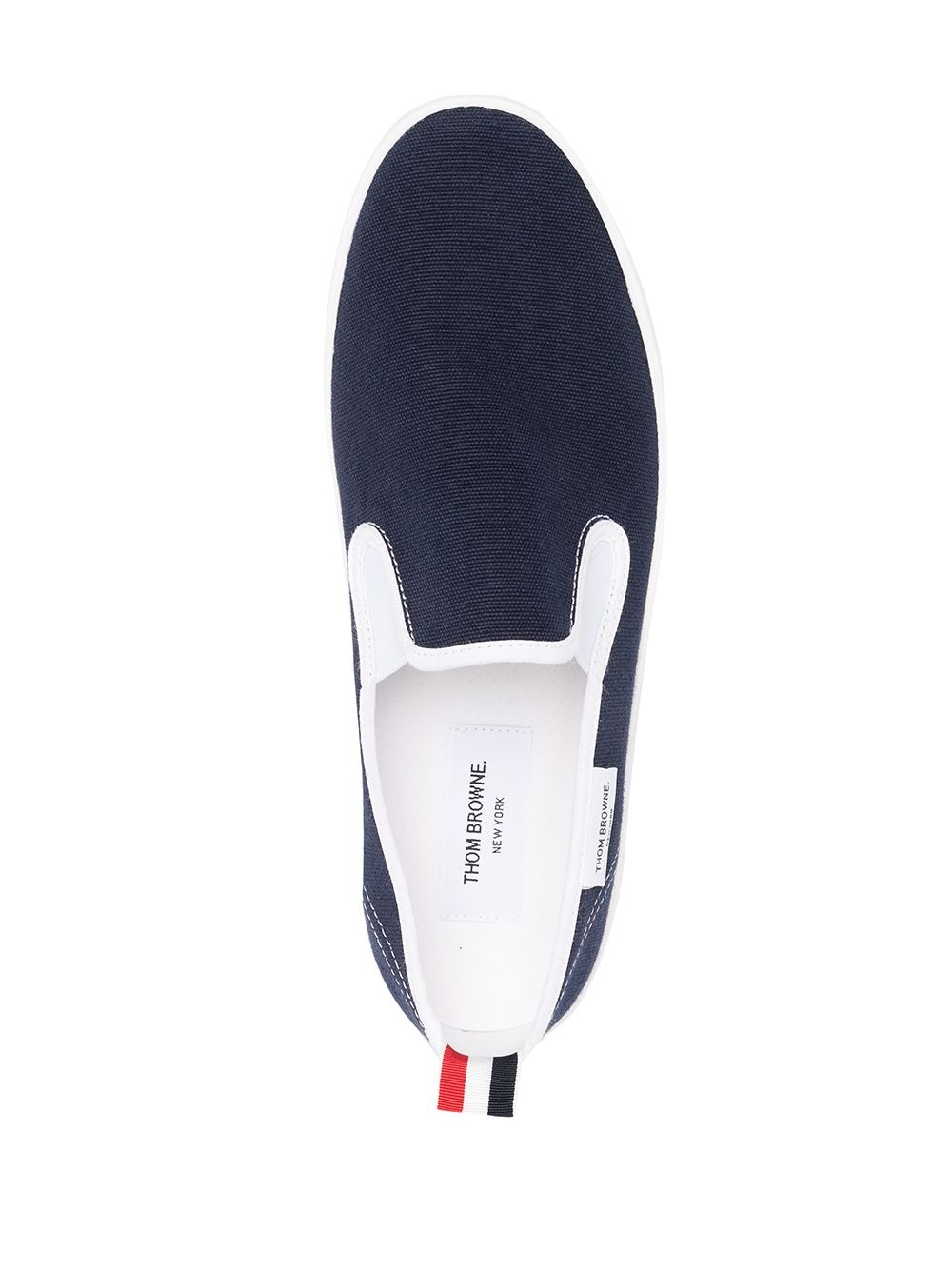 slip-on flat sneakers - 4