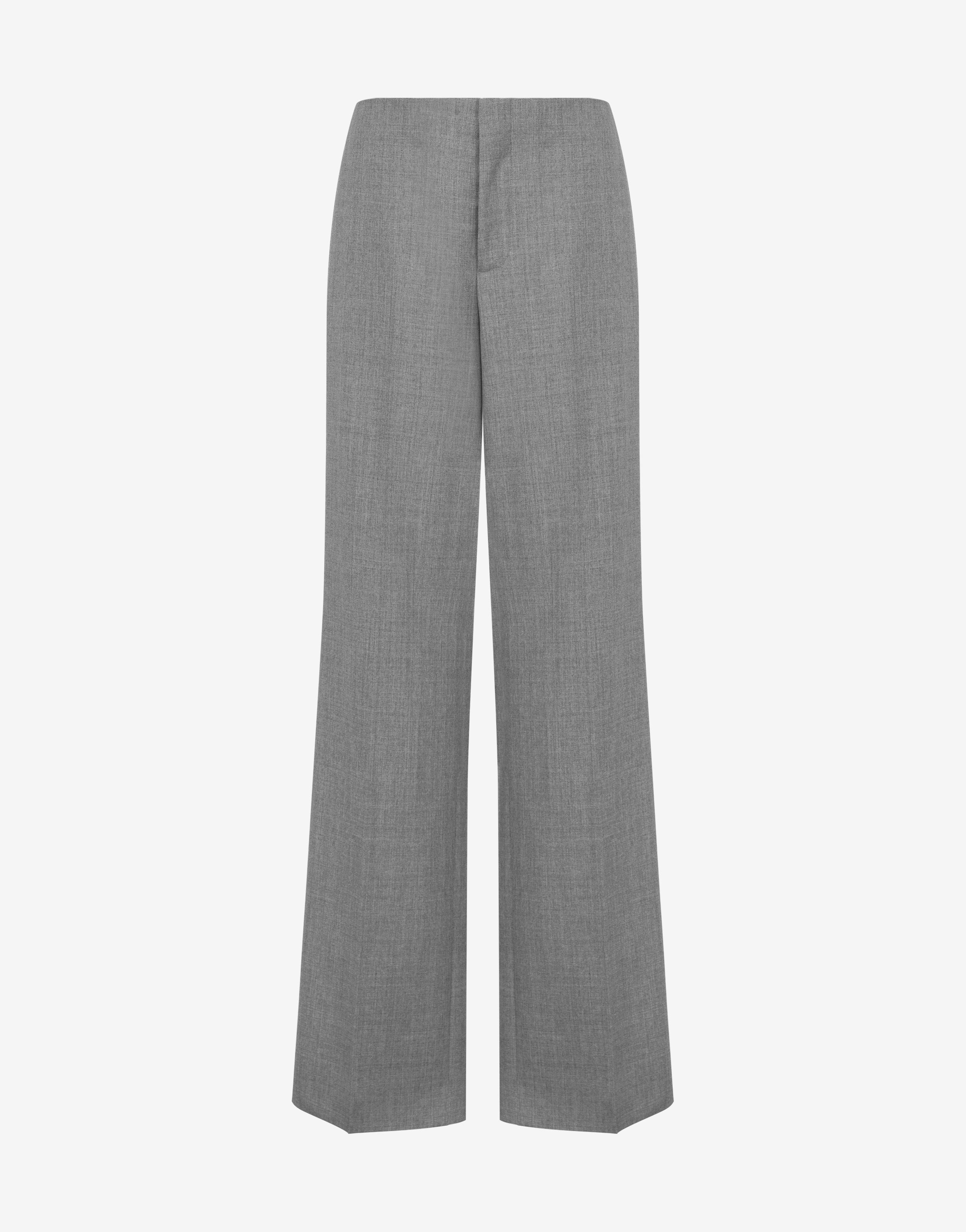 WIDE TROUSERS IN WOOLEN CLOTH - 1