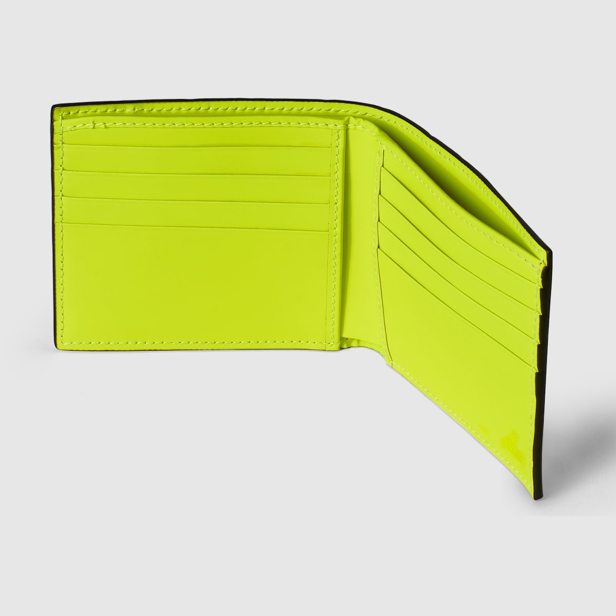 GG rubber-effect bi-fold wallet - 4