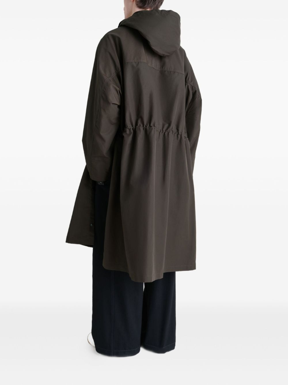snap-fastening raincoat - 2