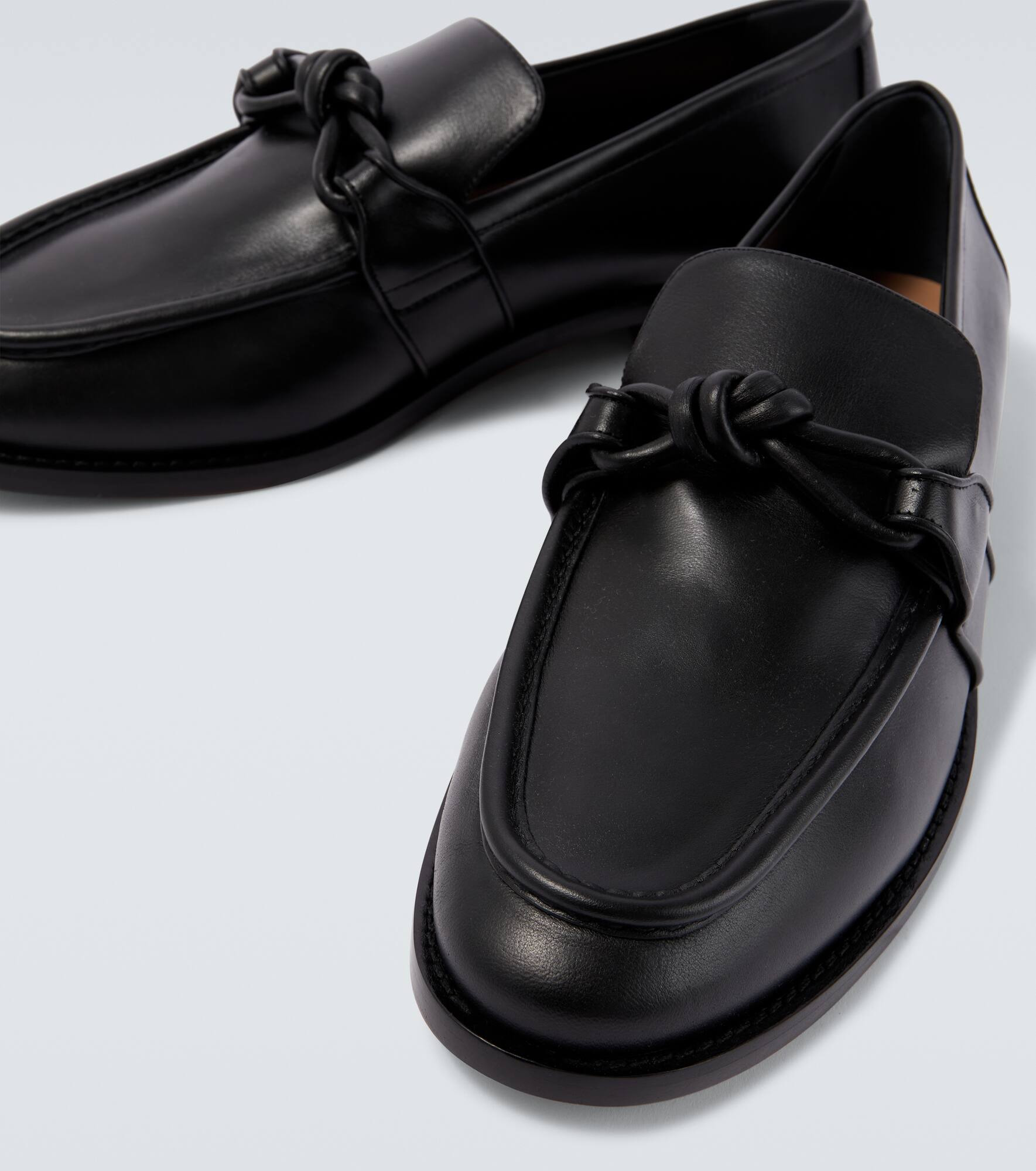Astaire Knot leather loafers - 3
