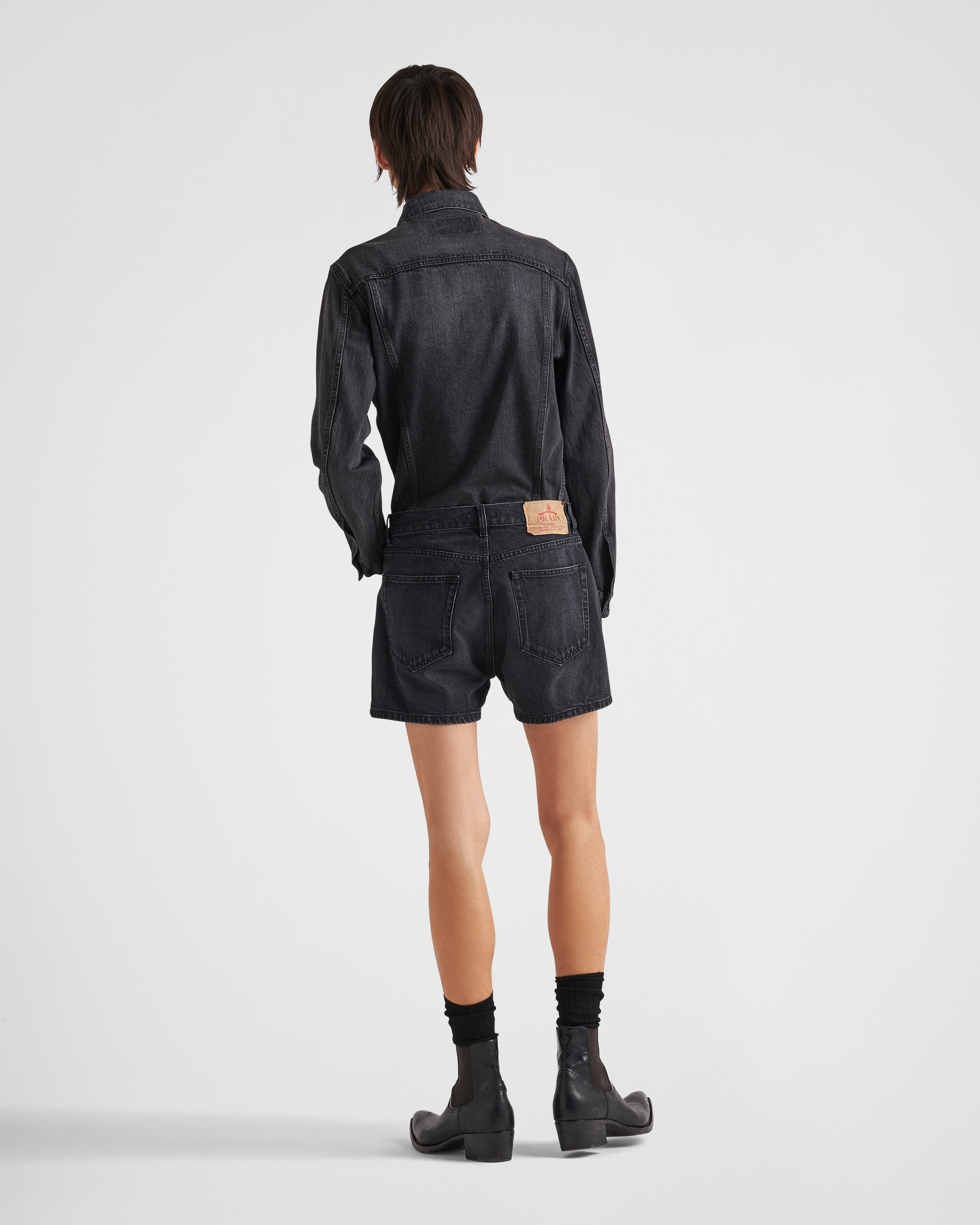 Denim blouson jacket - 5