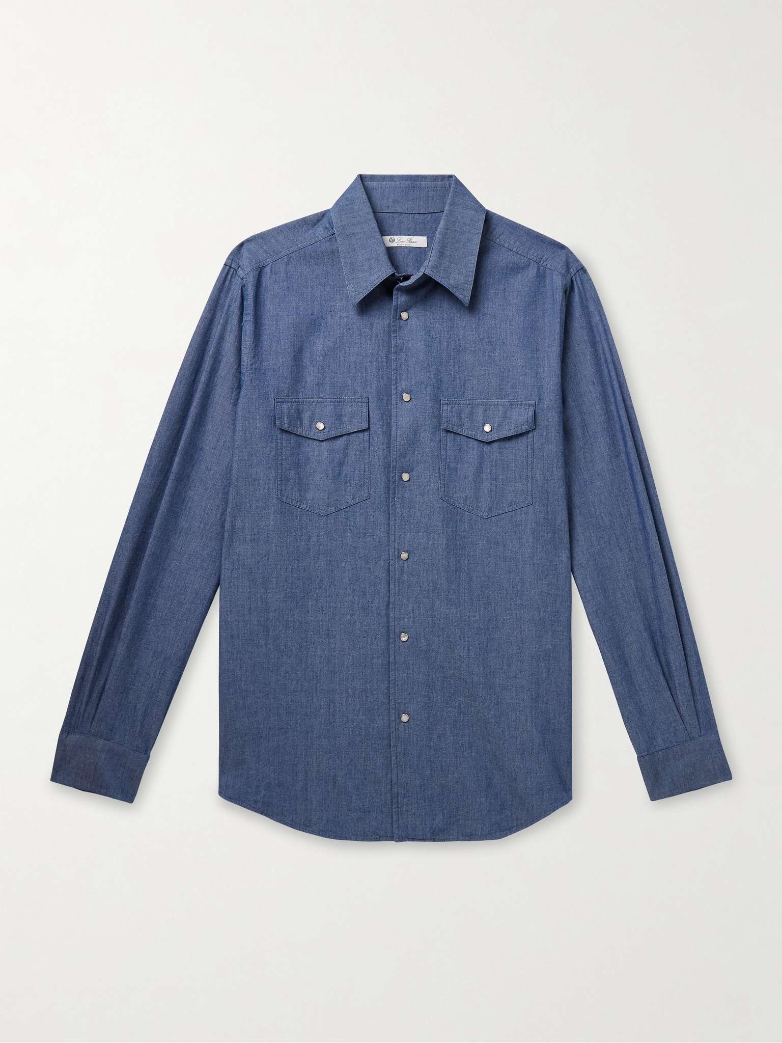Thomas Cotton-Chambray Shirt - 1