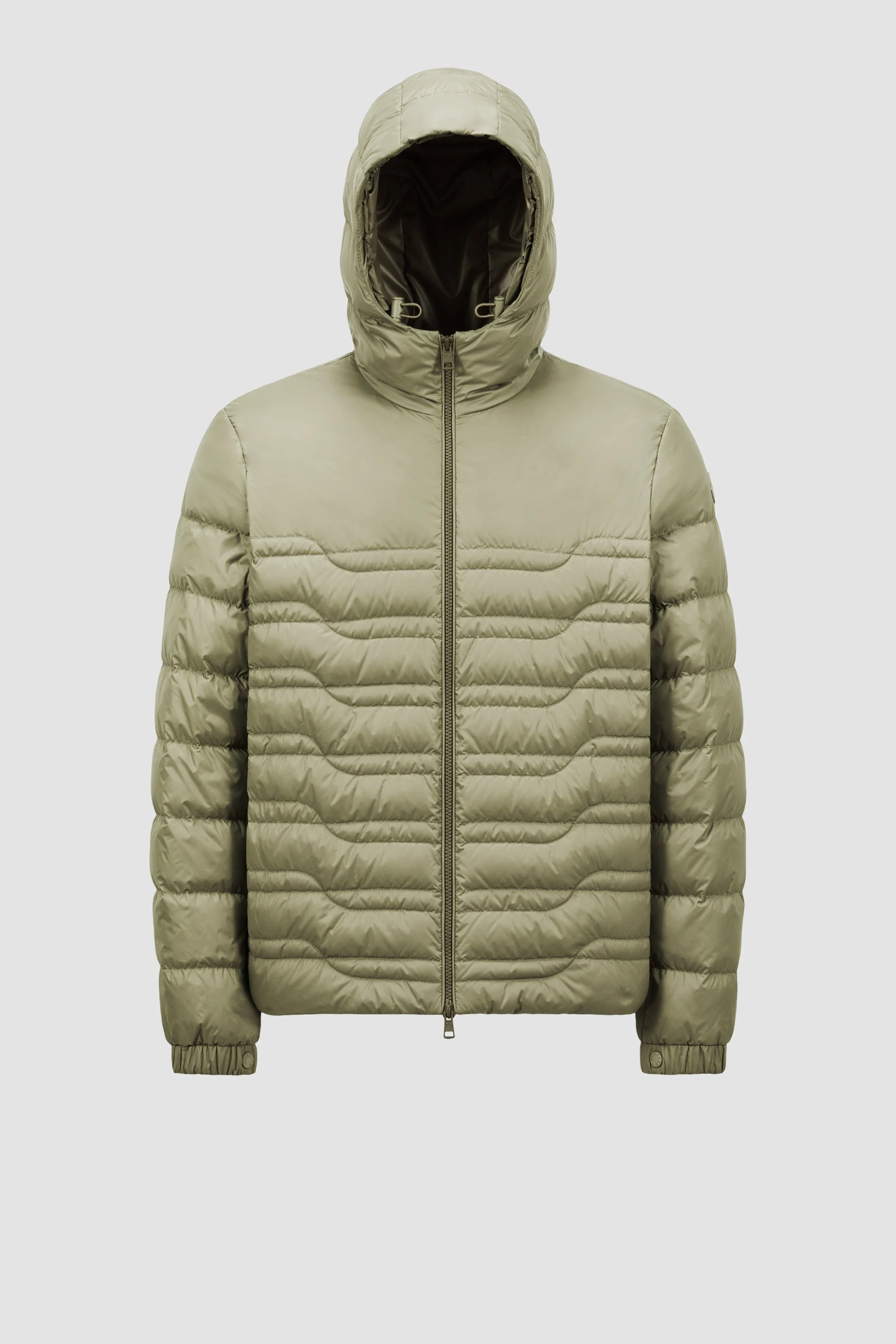 Aleso Hooded Geometric-Quilted Short Down Jacket - 1