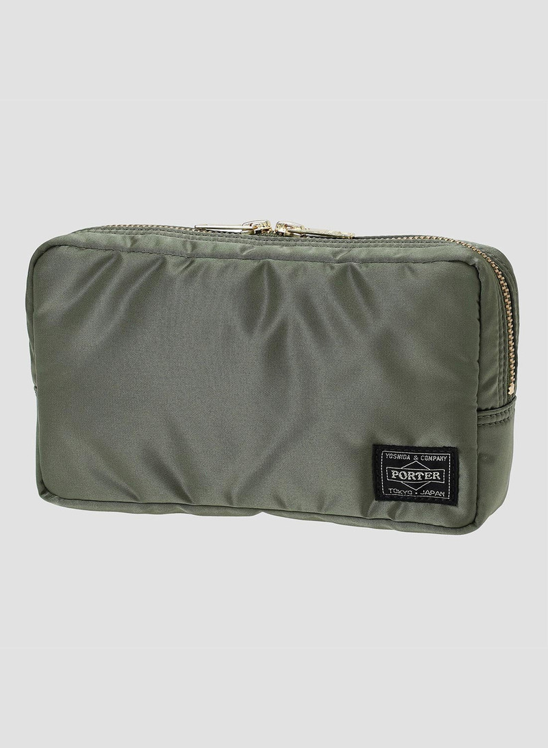 Porter-Yoshida & Co Tanker Pouch in Sage Green 1