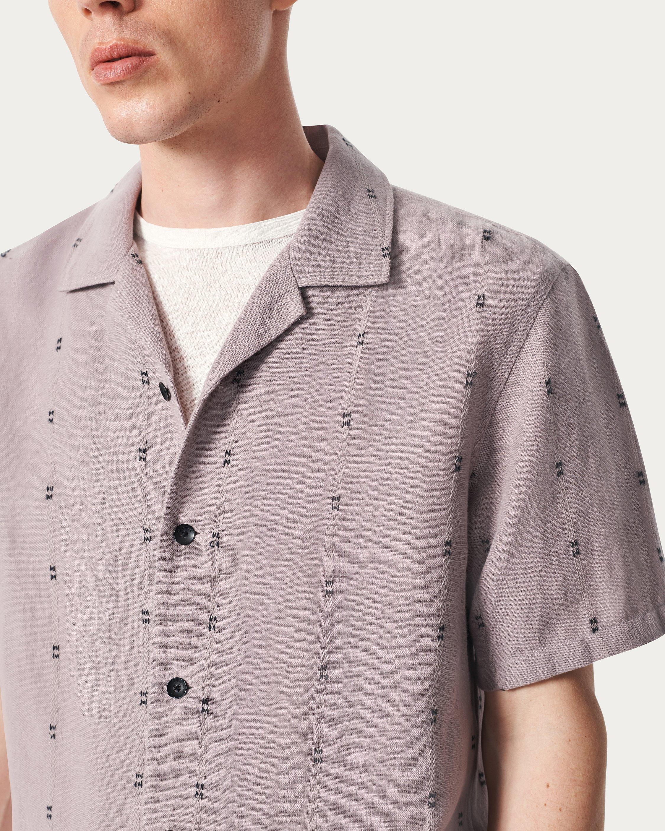 Avery Embroidered Camp Shirt - 4